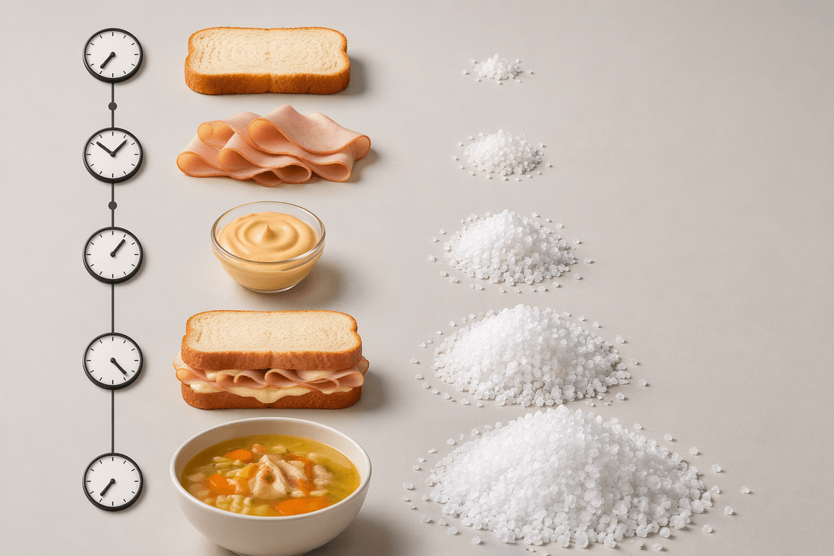 Sodium surprises hiding in “healthy” convenience foods