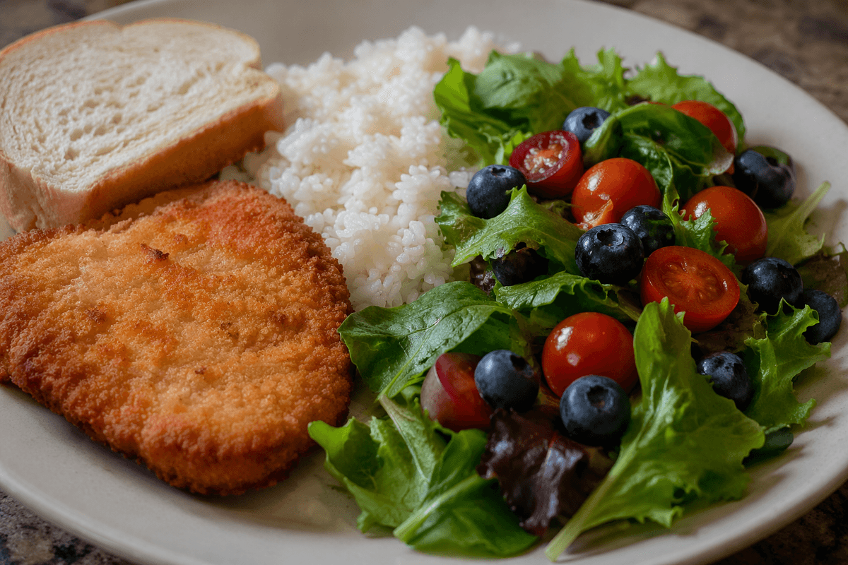 Color on the plate as a stress-buffer habit